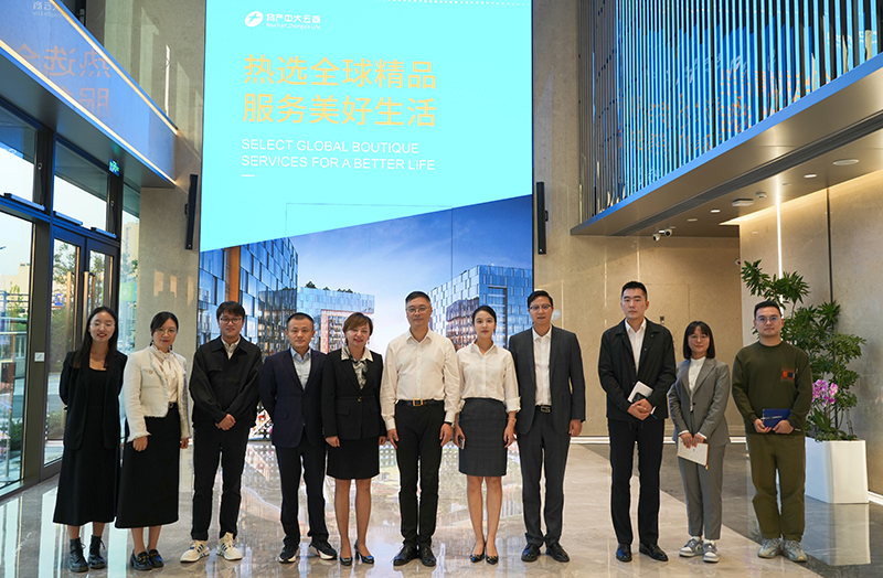 冶金物資黨委書(shū)記、董事長(zhǎng)鄭浩帶隊(duì)赴物產(chǎn)中大云商參觀學(xué)習(xí)